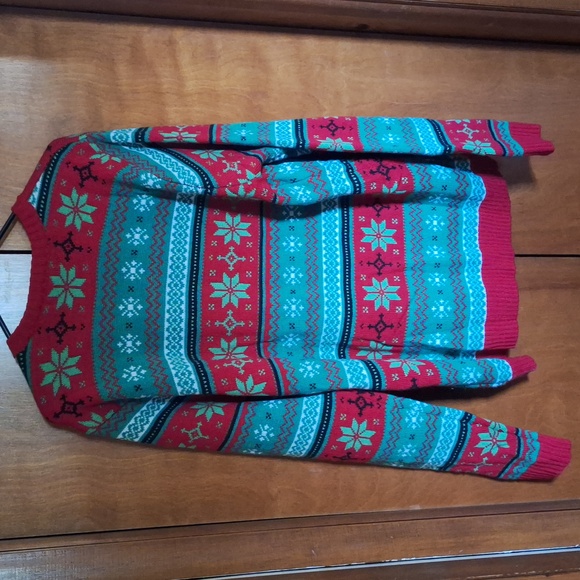 NWOT Ugly Christmas Sweater - Christmas Cow with Drink Holder XL - Picture 5 of 7